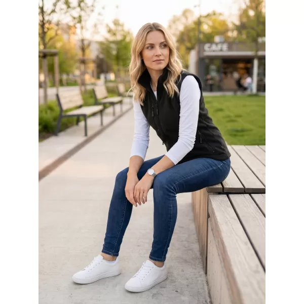  Vesta de dama fleece MALFINI EXIT W-525 NEGRU 
