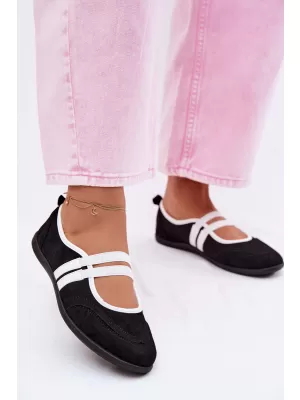 Balerini de dama BOTO 22-383 NEGRU