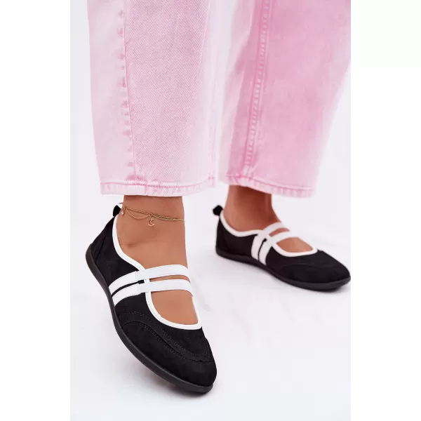  Balerini de dama BOTO 22-383 NEGRU 