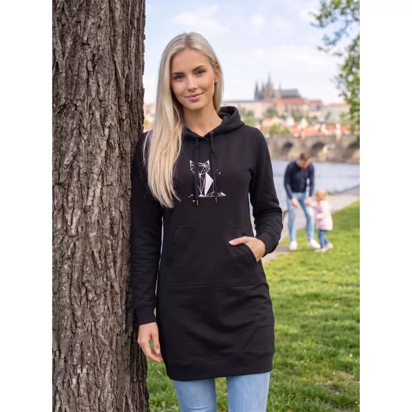  Hanorac prelungit dama ALTISPORT ALW091419 ROZ NEGRU 