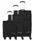 Un set de valize TRAVELITE Kick Off 4w S, M exp, L exp NEGRU