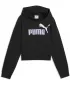 Hanorac pentru copii PUMA ESS 2 COLOR NO. 1 LOGO SHORT LENGTH HOOD 68607255 PUMA NEGRU/LEVĂNȚICĂ DESCHISĂ