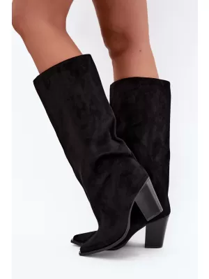 Cizme de dama BOTO 2576A NEGRU