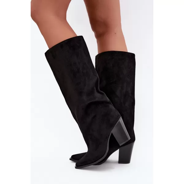  Cizme de dama BOTO 2576A NEGRU 