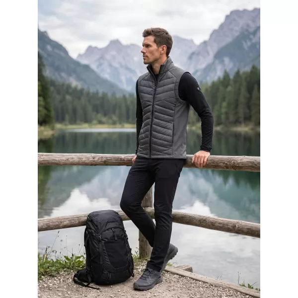  Vestă hibridă pentru bărbați MALFINI PREMIUM CROSS 557 ANTRACIT DESCHIS 