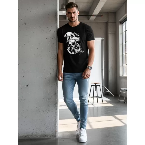  Tricou pentru bărbați DSTREET NX049R NEGRU 