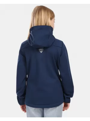 Jachetă softshell pentru copii KILPI ONTAVIA-JG 1J0104KI ALBASTRU ÎNCHIS
