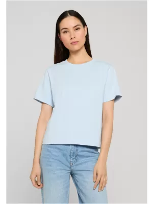Tricou de dama URBAN CLASSICS TB7494-21550 ÎNGHEAȚĂ ALBASTRU