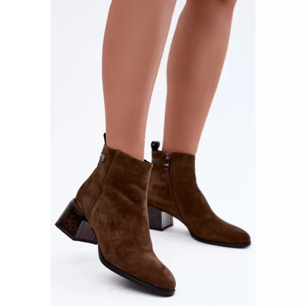  Botine de dama BOTO 26BT24-398 CAFEA 