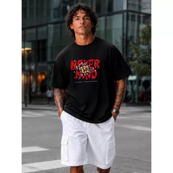  Tricou pentru bărbați DSTREET NX1021R-BK-O NEGRU 