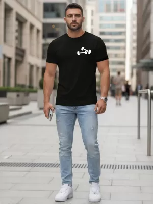 Tricou pentru bărbați DSTREET NX5086R NEGRU