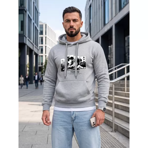  Hanorac pentru bărbați DSTREET NX5146BX-02-09 GRI DESCHIS 