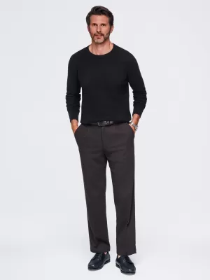 Pulover pentru bărbați OMBRE OM-SWSW-0119 NEGRU
