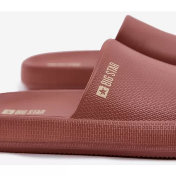  Papuci de damă BIG STAR SHOES UU274088 NUANȚE DE ROȘU 