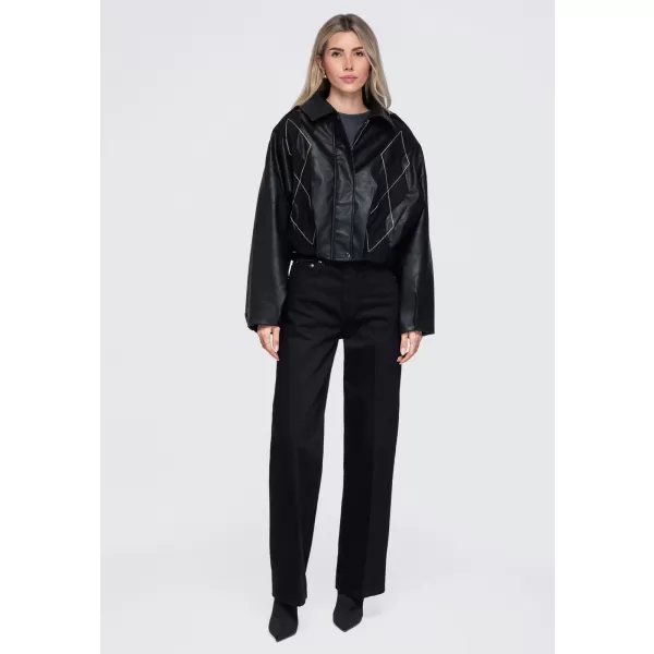  Geaca de dama OMBRE OW-JT-E0004 NEGRU 