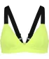 Top bikini dama NORDBLANC LOVELINESS NBSSS8212 GALBEN STRĂLUCITOR