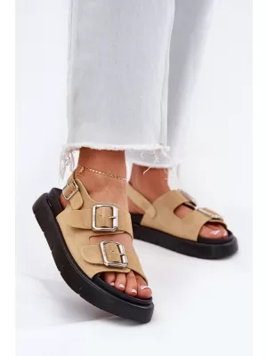 Sandale de dama BIG STAR SHOES RR274665 BEJ