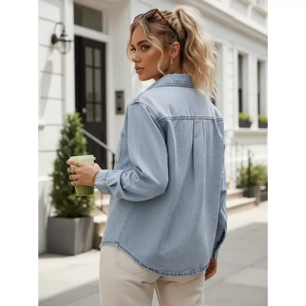  Cămașă de damă DSTREET DY0490 ALBASTRU 