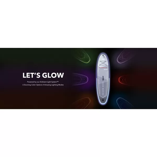  Placă cu vâsle AQUA MARINA Glow NEDETERMINAT 