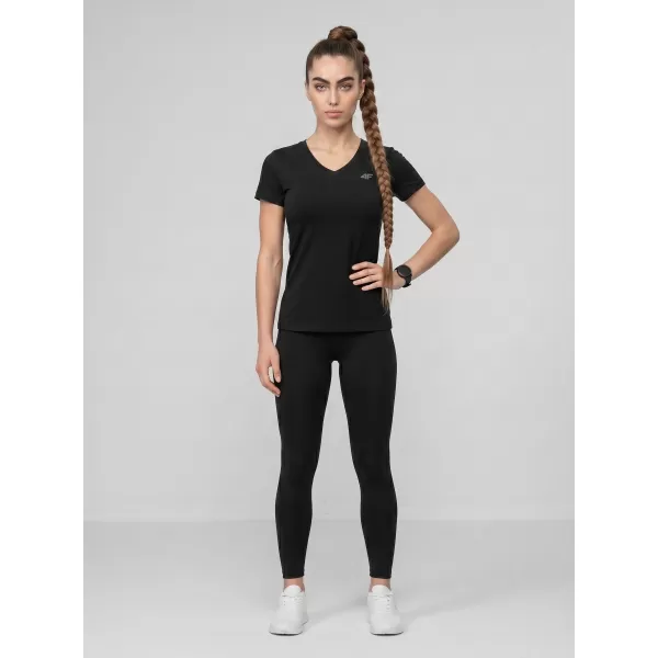  Tricou pentru femei 4F WMM00TTSHF3307 NEGRU ADÂNC 
