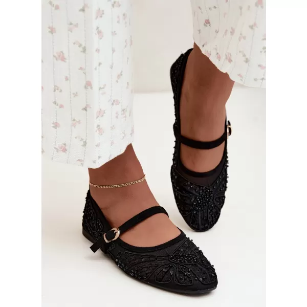  Balerini de dama BOTO CH951 NEGRU 