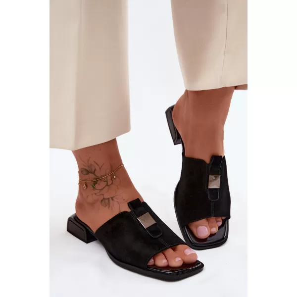  Papuci de damă D&A JC61-1002 NEGRU 