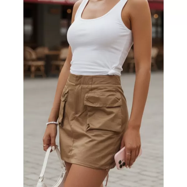  Fusta de dama DSTREET CY0440 CARAMEL 