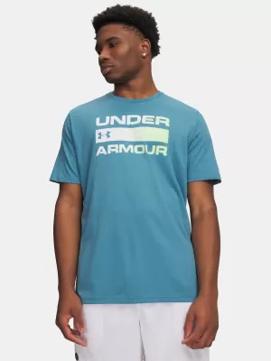 Tricou pentru bărbați UNDER ARMOUR TEAM ISSUE WORDMARK SS 1329582-466 ALBASTRU