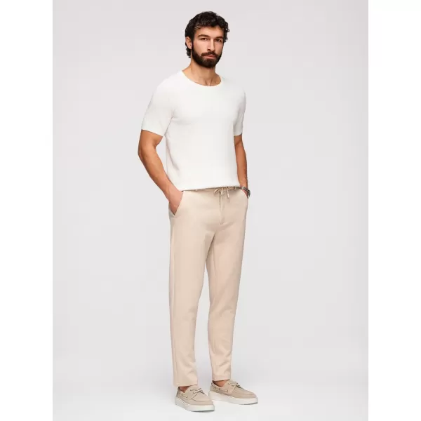  Pantaloni pentru bărbați OMBRE OM-PACP-0292 BEJ 