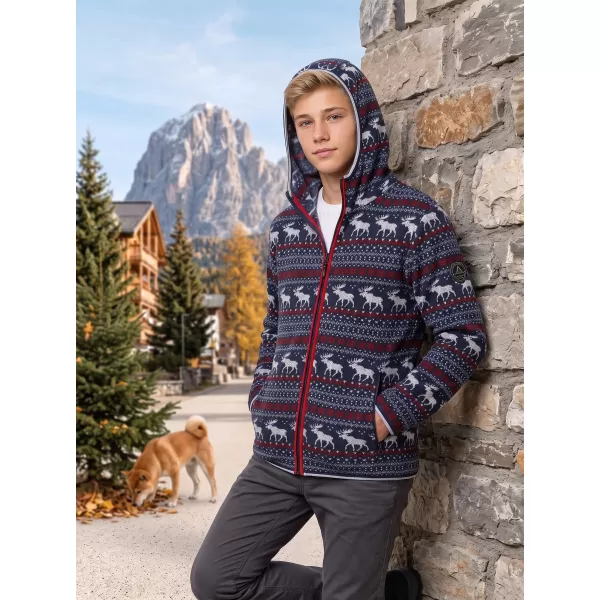  Pulover cald pentru copii ALPINE PRO NORESO VARIANTA OCEANULUI LUMINAT DE LUNA PB 