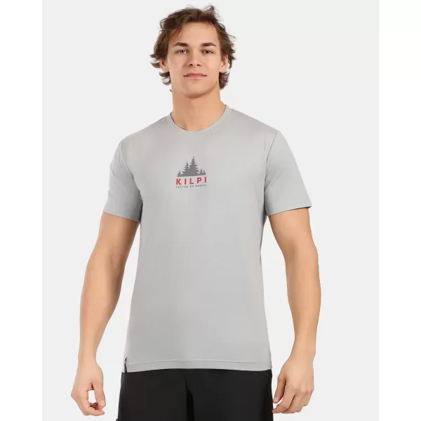  Tricou funcțional pentru bărbați KILPI LISMAIN-M 1M0302KI GRI DESCHIS 