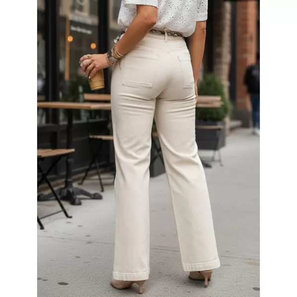  Pantaloni de dama DSTREET UY3058 ECRU 