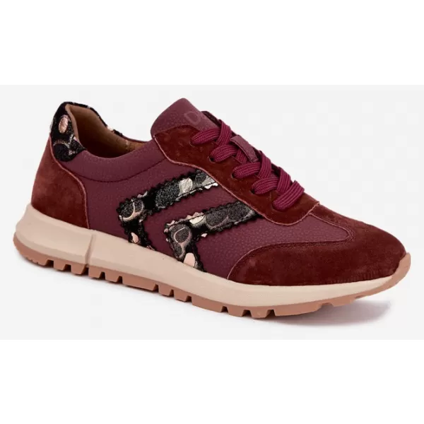  Adidași de damă D&A GR62-6015 BURGUNDIA 