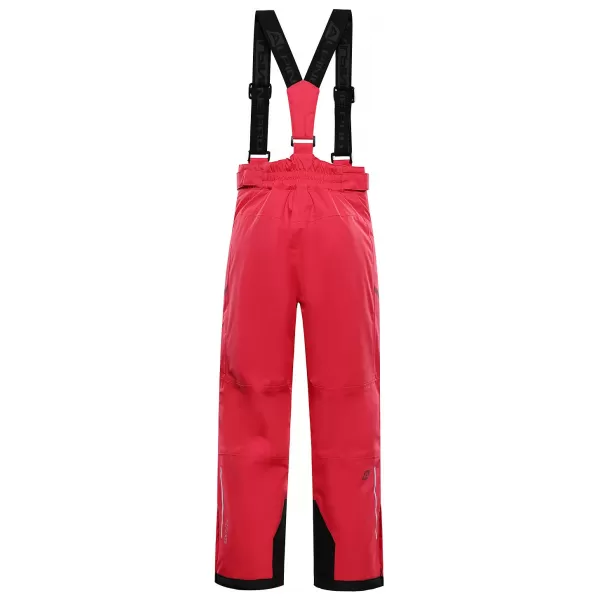  Pantaloni de schi pentru copii ALPINE PRO EDESO 3 ZMEURĂ 
