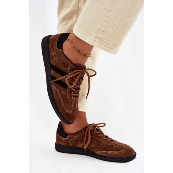  Adidași de damă BOTO GD-XF-164 MARO/NEGRU 