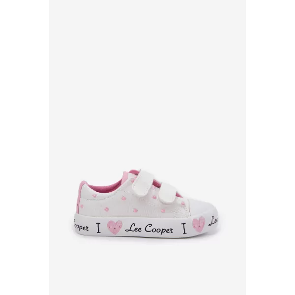  Adidași pentru copii LEE COOPER LCW-25-02-3264K ALB 