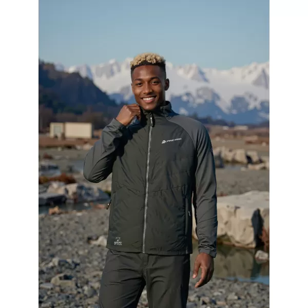  Hanorac pentru bărbați ALPINE PRO JORW 2 NEGRU 