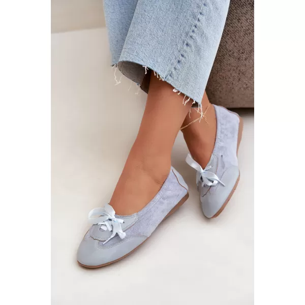  Balerini de dama BOTO 8531 ALBASTRU 