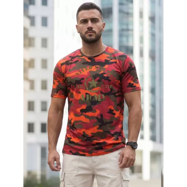  Tricou pentru bărbați DSTREET NX2002R-OR-M PORTOCALE 
