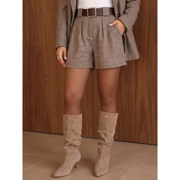  Pantaloni scurți de damă DSTREET SY0600 BEJ 