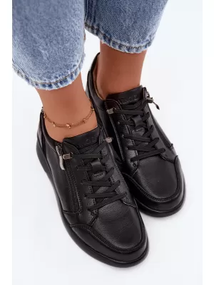 Botine de dama VINCEZA 79644 NEGRU