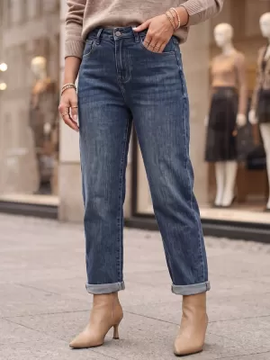 Pantaloni de dama DSTREET UY3113 ALBASTRU