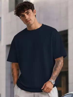 Tricou pentru bărbați DSTREET RX5684 ALBASTRU ÎNCHIS