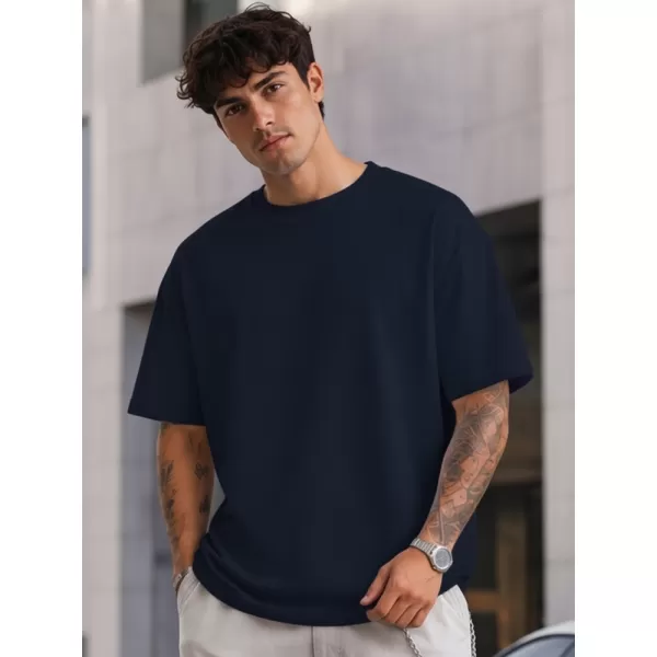  Tricou pentru bărbați DSTREET RX5684 ALBASTRU ÎNCHIS 