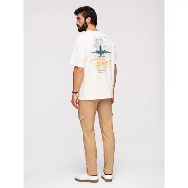  Pantaloni pentru bărbați OMBRE P1515 MARO DESCHIS 