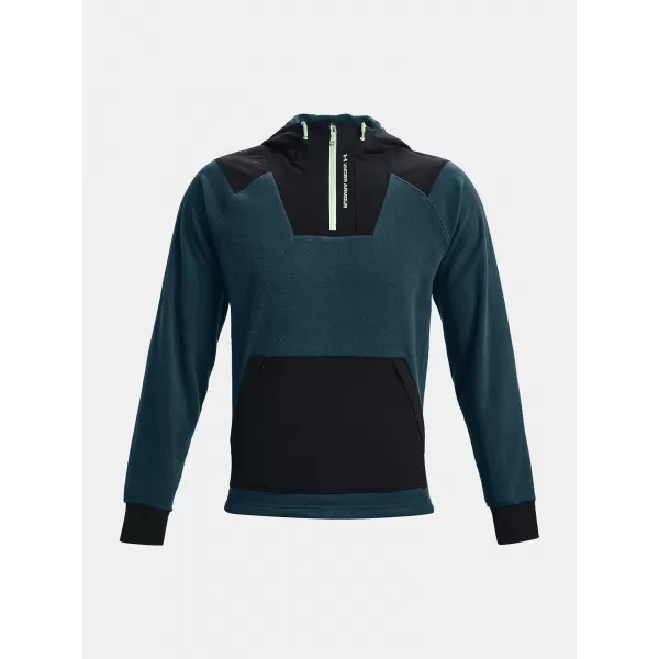  Hanorac pentru bărbați UNDER ARMOUR UA RUSH FLEECE HOODIE 1366177-413 ALBASTRU 