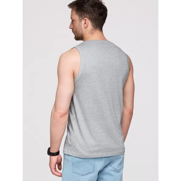  Maiou bărbătesc OMBRE OM-TSBT-0272 MELANGE GRI 