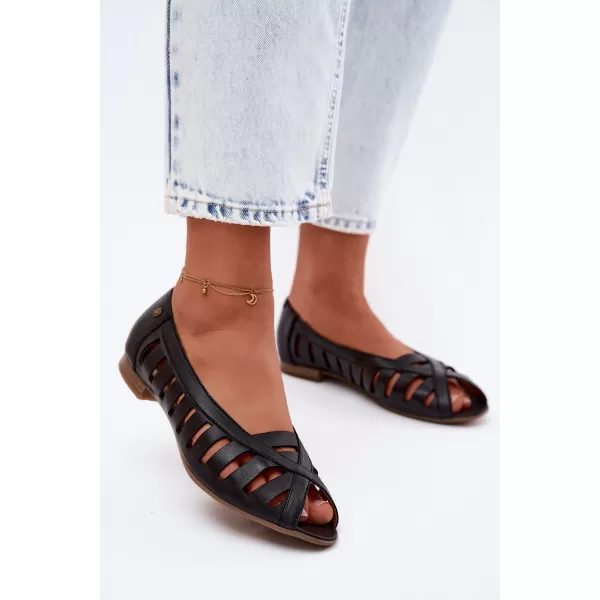  Pantofi de balet pentru femei MACIEJKA P7540-01/00-1 NEGRU 