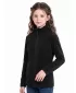Hanorac fleece pentru copii ALPINE PRO SIUSO 4 NEGRU