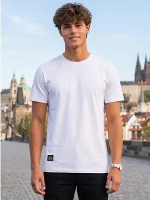 Tricou pentru bărbați ALTISPORT NP/ALMST20001 ALB